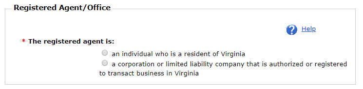 Agente registrado de Virginia LLC
